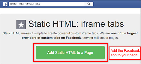 Install static HTML